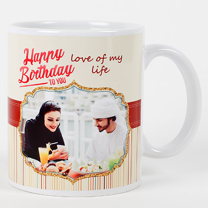 Romantic Birthday Personalized Mug: Personalised Mugs
