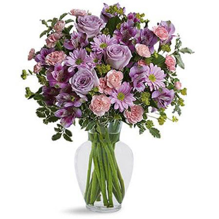 Surprise to the lady love: Purple Flowers