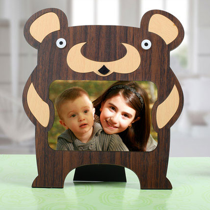 Bear Personalized Photo Frame: Childrens Day Gifts