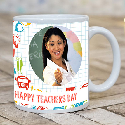 Personalised Mug For Teacher: Customised Gifts For Teachers Day 