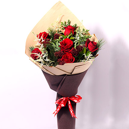 Xmas Special Flower Posy: Family Christmas Gifts