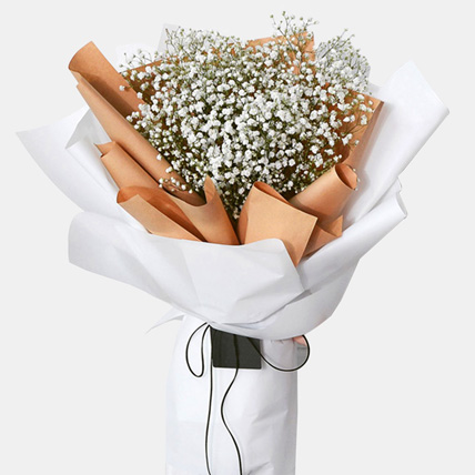 Happy Baby Breath Bouquet: Baby's Breath Flowers Delivery