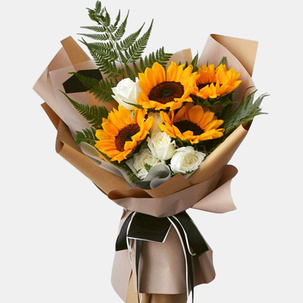 Sunshine Bouquet: Easter Flower Baskets