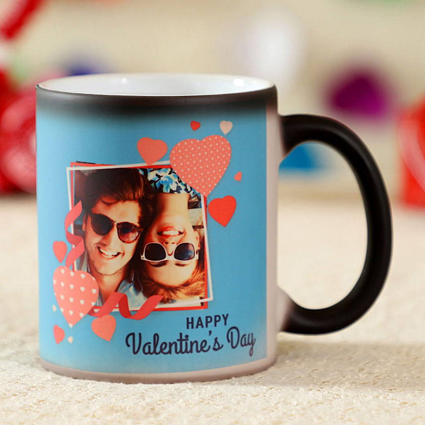 Happy Valentines Day Personalised Magic Mug: Valentines Day Gifts For Her