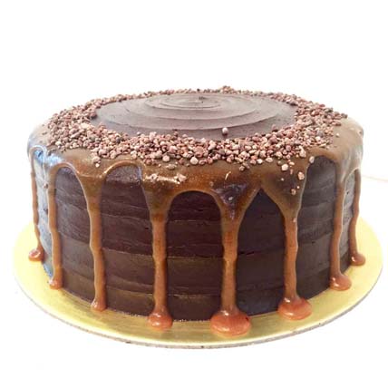 Valrhona Chocolate Salted Caramel Cake: Caramel Cakes