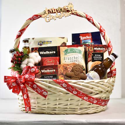Dearest Near Year Goodies Basket: Family Christmas Gifts