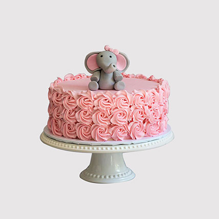 Baby Elephant Designer Cake: Fondant Cakes