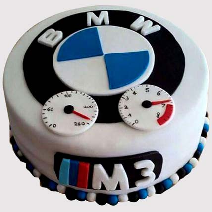 BMW Fondant Cake: Car Theme Cakes