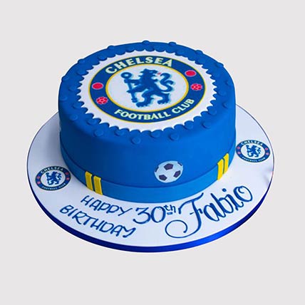 Chelsea Fan Cake: 