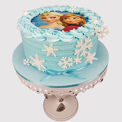 Delicious Frozen Theme Cake: Barbie Doll Cake