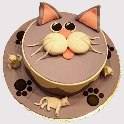 Grandpa Cat Cake: 