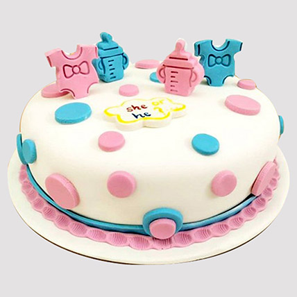 He Or She Baby Shower Cake: Peppa Pig Cakes