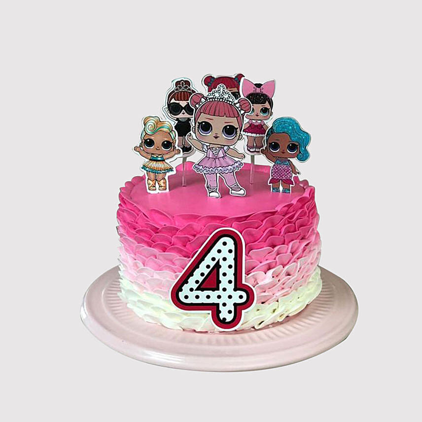 Lol Surpirse Dolls Fondant Cake: Designer Cakes