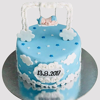 New Born Baby Designer Cake: Peppa Cakes