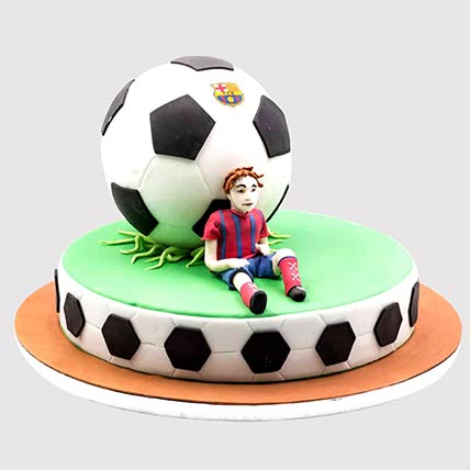 Relaxing Football Player Cake: Football Cakes