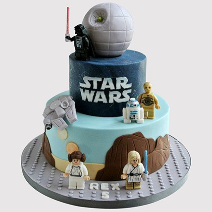 Star Wars Themed Party Cake: 