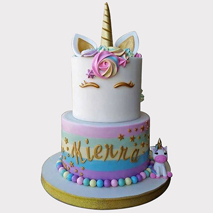 Unicorn Themed Cake: Cute Baby Shower Cakes 