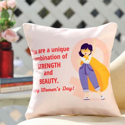 Strength Beauty Women Day Cushion: Women's Day Gifts