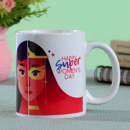 Super Women Day Printed Mug: Womens Day Personalised Gifts