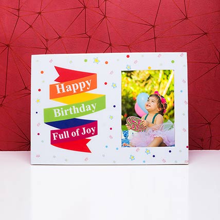 Personalised Happy Birthday Photo Frame: Personalised Gifts for Women
