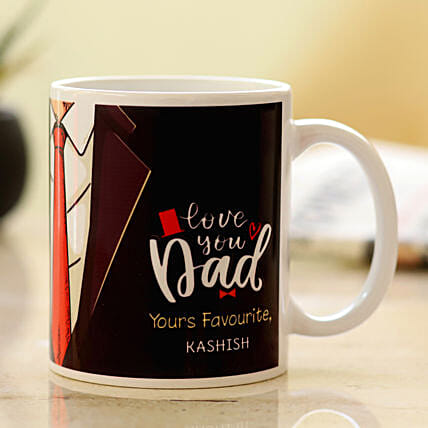 Love You Dad Personalized Mug: Personalised Gifts For Dad