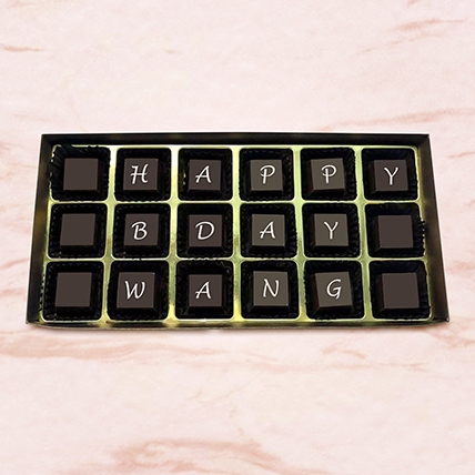 Customized Happy Birthday Chocolate: Birthday Chocolate Gifts