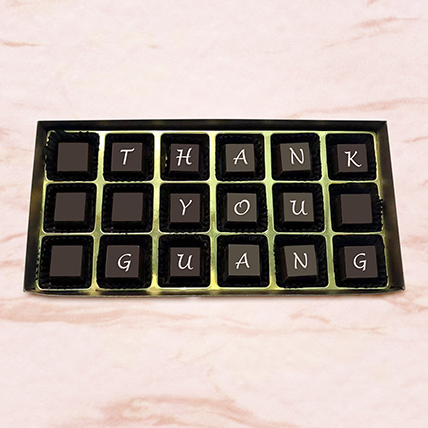 Customized Thank You Chocolate: Thanksgiving Day Gifts