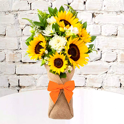 Sunflower Galored Bunch: Yellow Floral Bouquet