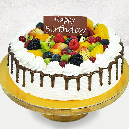 Chantilly Fruit Cake For Birthday: Birthday Cake 