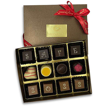 Safe 2022 Assorted 12 Pcs Chocolate: New Year Gifts 