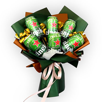 Elegant Beer Bouquet: Singles Day Gifts