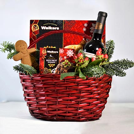 Gingerbread New Year Basket: Christmas Gift Singapore