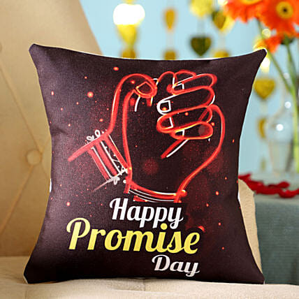 Promise Day Greeting Cushion: 