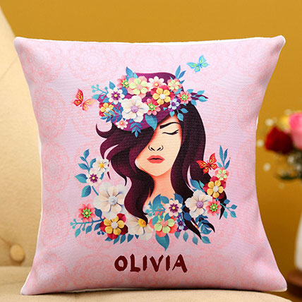 Beautiful You Personalised Name Cushion: Last Minute Gifts