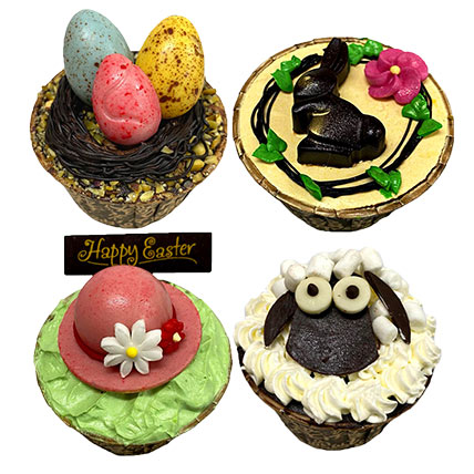 Easter Themed Cupcakes Set of 4: Cupcake Delivery