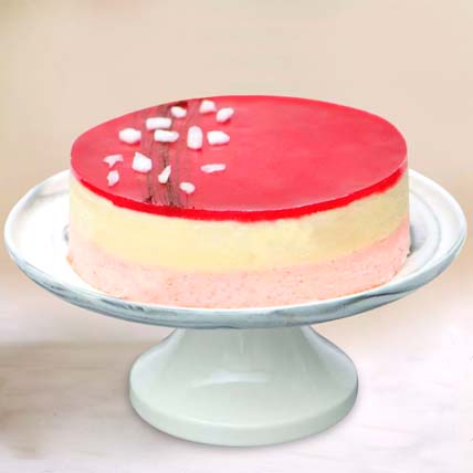 Fresh Raspberry Lychee Rose Cake: Cakes For Men