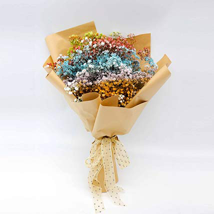 Delightful Baby Breath Bouquet: Mid Autumn Festival Gifts