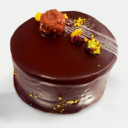 Luscious Ferrero Rocher Chocolate Cake: Valentine Cake