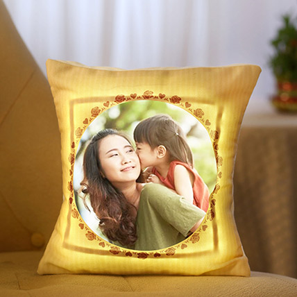 Pretty Led Cushion For Mom: Customized Mother's Day Gift