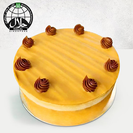 Halal Certified Coffee Caramel Cake: Halal Cakes
