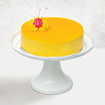 Tangy Mango Mousse Cake: Cake For House warming