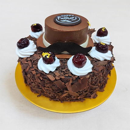 Happy Father's Day Black Forest Cake: Fathers Day Gift Ideas