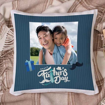 Good Times With Dad Personalised Cushion: Fathers Day Gift Ideas