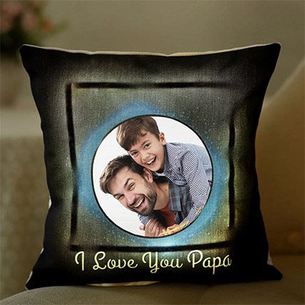 Personalised Led Cushion For Dad: 