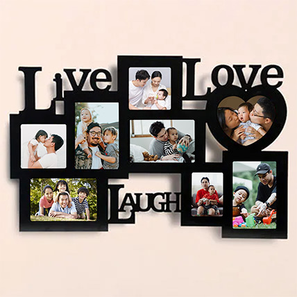 Live Love Laugh Frame For Father's Day: Personalised Photo Frames