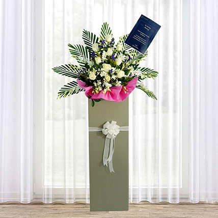 Forever Condolence Mixed Flowers: Flowers Delivery Singapore