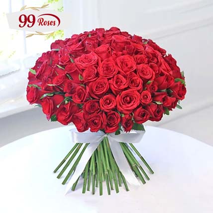 Garden Of Roses: 99 Roses Bouquet