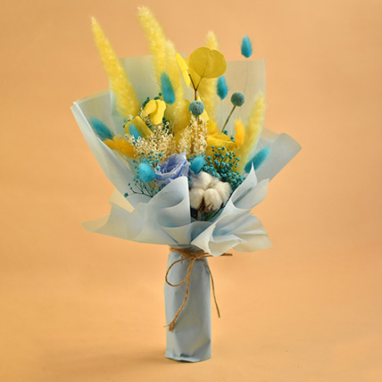 Beautiful Mixed Preserved Flowers Bouquet: Dried Flowers Singapore