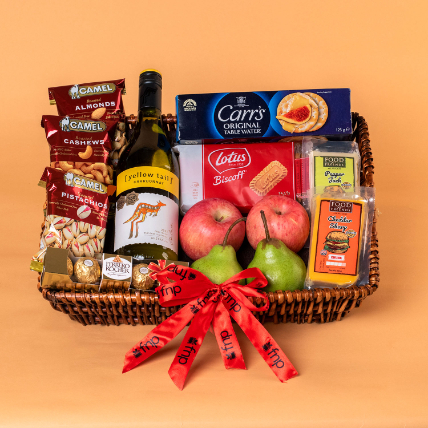 Chardonnay White Wine Hamper: Mothers Day Gift Hampers