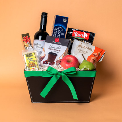 Red Wine N Cookies Gift Hamper: Get Well Soon Gifts